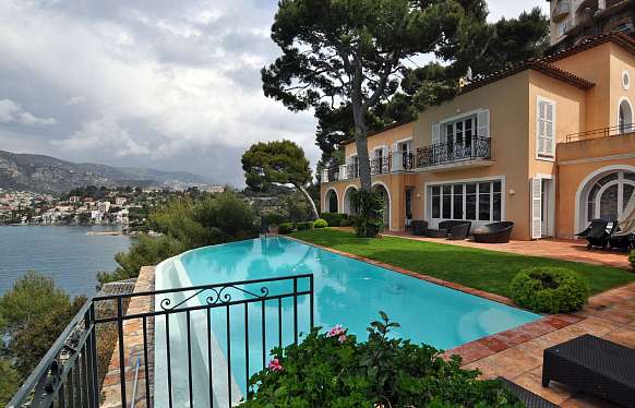 Sea view villa for rent in Saint-Jean-Cap-Ferrat