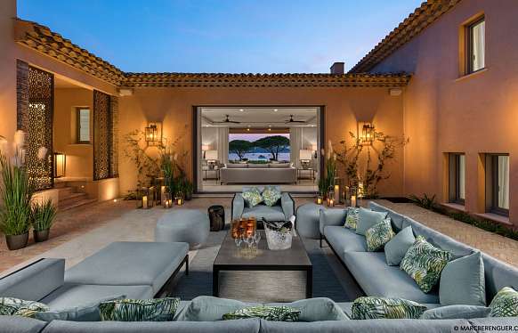 Saint Tropez Waterfront Villa with Private Sea Access