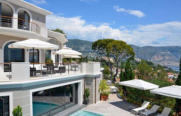 Luxueuse villa vue mer à louer à Saint Jean Cap Ferrat