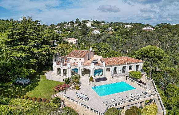 Super Cannes Panoramic Sea View Villa Close to Croisette